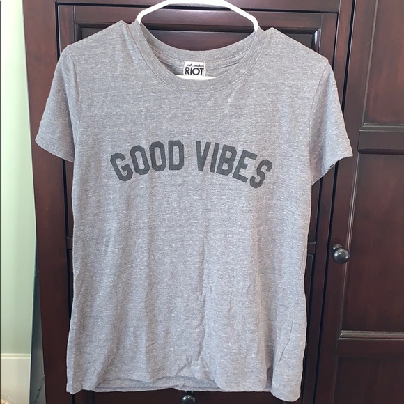 Urban Outfitters Tops - URBAN OUTFITTERS x SUB URBAN RIOT GOOD VIBES TEE